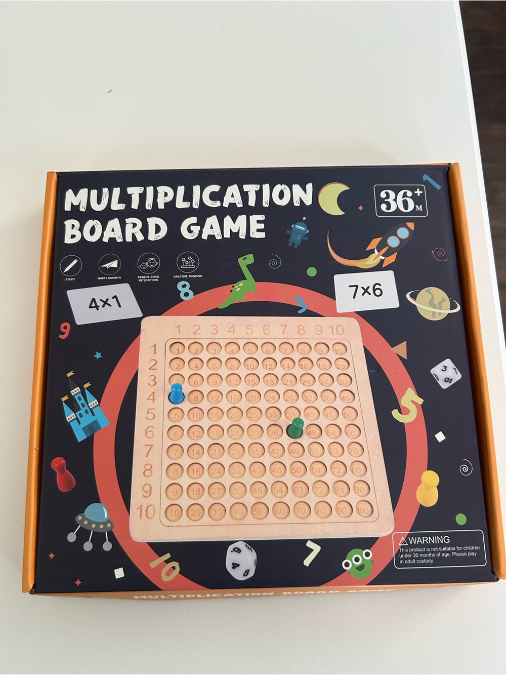 Montessori Educational Multiplication Board Game